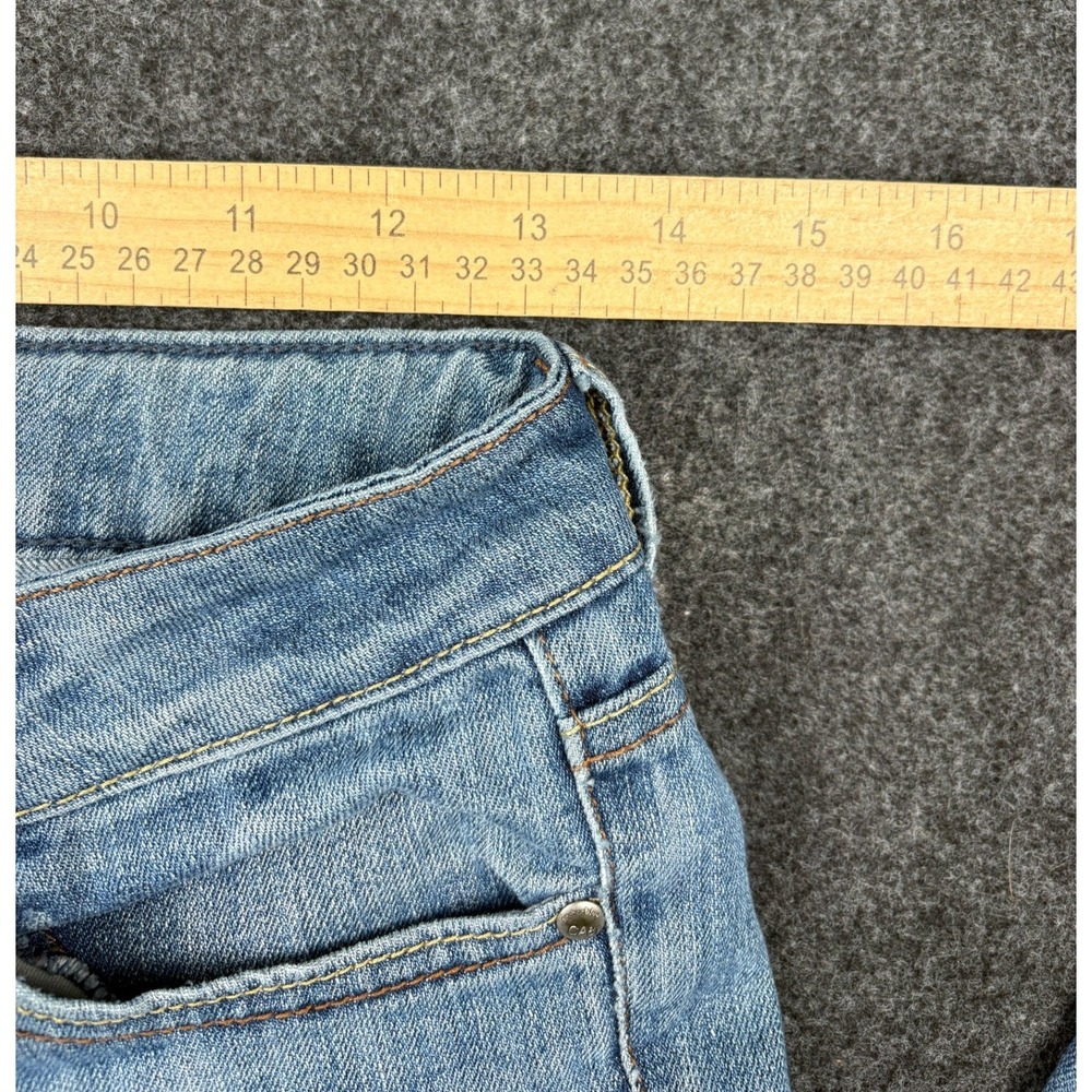 Y2K Anchor Blue Jasmine Skinny Jeans Womens 0S Light Wash Distressed Low Rise - Picture 6 of 12